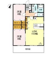 Garden House 三郷 Cの間取り画像