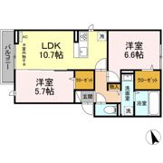 アールドソレイユの間取り画像