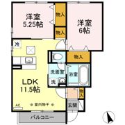 オークリーフの間取り画像