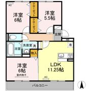 セジュール・サイト B棟の間取り画像