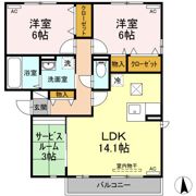Welsh Villa Ⅱ棟の間取り画像