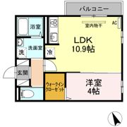 セジュール長居 Fの間取り画像