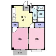 ハイツ山下の間取り画像