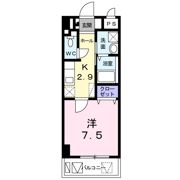 ミニヨン アビタシオン久米の間取り画像