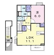 モダン ソレイユⅡの間取り画像