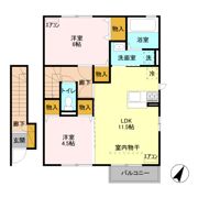 アンジュの間取り画像