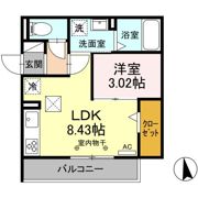 D-ROOM茜部本郷の間取り画像