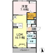 D-ROOM茜部本郷の間取り画像