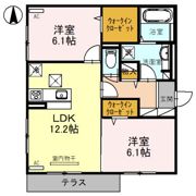 ハッピーライフⅥの間取り画像