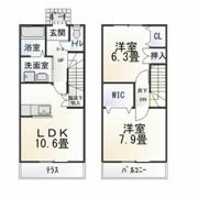 グリーンシティ竜美M棟の間取り画像