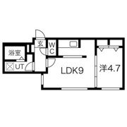 ミカーサN26の間取り画像