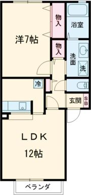 プレアデス･コート Dの間取り画像