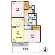 カンパーニュ イブキの間取り画像