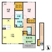 京和風 桂川 華の間取り画像