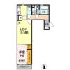 アンベル新山口Ⅱの間取り画像