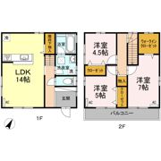 クオーレ A棟の間取り画像