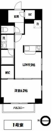 グランツアベニュー立川錦町の間取り画像