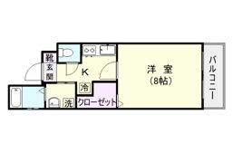 KOU TAI SHIN BUIL 上荒田の間取り画像