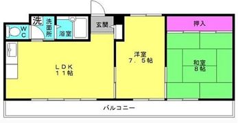 シャトー第一土山の間取り画像