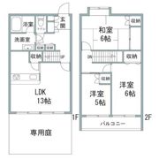 ガーデンハウス上水の間取り画像