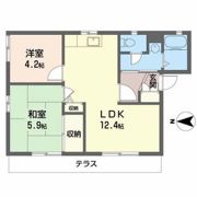 ディアス花北の間取り画像