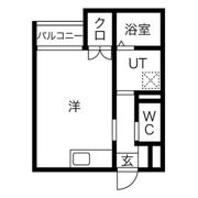 メゾンソレイユ名駅西の間取り画像