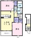 グランディアス トシの間取り画像