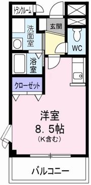 コンフォートの間取り画像