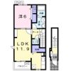 ラ ヴィ ベールAの間取り画像