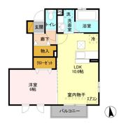 セジュール クレストの間取り画像
