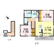 アムール Aの間取り画像