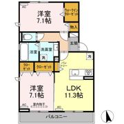 D-square八町通の間取り画像