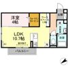 クロスコートの間取り画像