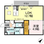 クロスコートの間取り画像