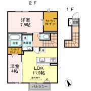 ブルースターの間取り画像