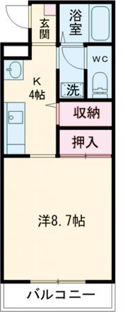 ロイヤルハートピア郷津Bの間取り画像
