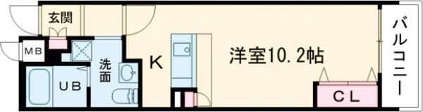 TKアンバーコート大町の間取り画像