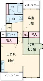 クリスタル明舞の間取り画像
