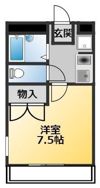 メゾン山吹の間取り画像