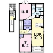 アヴニール ラディユ Ⅲの間取り画像