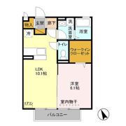 サニーウエル Bの間取り画像