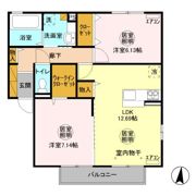 Sin.グリュック Bの間取り画像