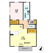 サンライズガーデン Aの間取り画像