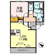 セジュールZENⅢ Cの間取り画像