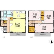 ロイヤルヒル新田 A/B/C/Dの間取り画像