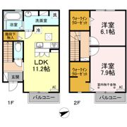 レフィナード カーサの間取り画像