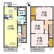 セントリビエ上清草の間取り画像