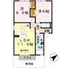 グリーンコート岩出 B棟の間取り画像
