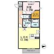 サクラコーポ A棟の間取り画像