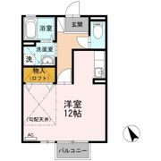 フルーレゾン山中の間取り画像